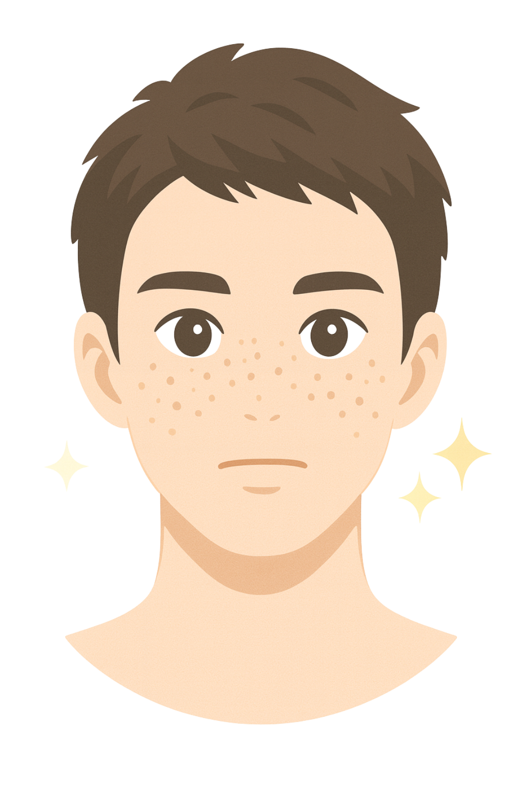 シミ・くすみへのアプローチのイメージイラスト