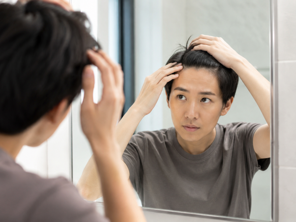 FTMの薄毛の悩みのイメージ